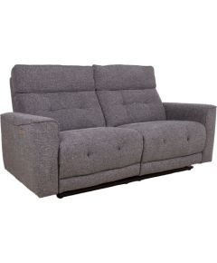 Recliner sofa BOSCO 2,5-seater with electric mechanism, grey