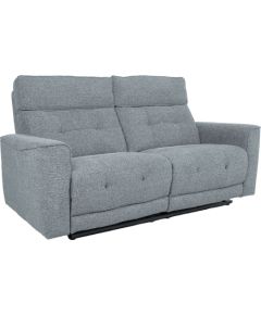 Recliner sofa BOSCO 2,5-seater with electric mechanism, bluish grey