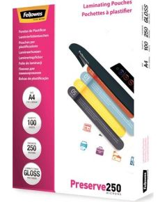 Fellowes Laminating pouch 250 µ, 216x303 mm - A4, 100 pcs