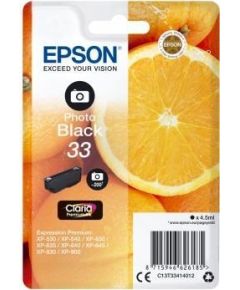 Ink Epson Singlepack Photo Black 33 Claria Premium Ink