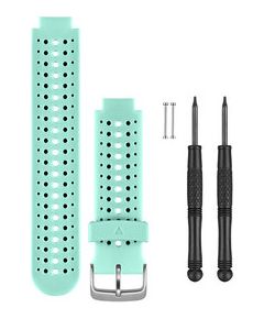 Garmin Ремешок для часов Forerunner 230, Черный/Светло-синий Smart pūlksteņu aksesuāri