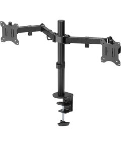 Goobay Dual Monitor Mount Flex, Black TV un monitoru stiprinājumi, kronšteini