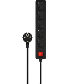 SAVIO LZ-15 Schuko Power Strip, 5 Sockets, 5 m Strāvas pagarinātāji