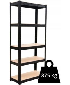 Top E Shop Topeshop REGAŁ P9030 CZARNY garden tool storage rack Freestanding Galvanized steel, MDF Akumulatori
