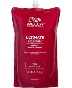 Wella Ultimate Repair Shampoo Refill ( náplň ) - Krémový šampon pro poškozené vlasy 1000ml Smaržas - NESAKĀRTOTS