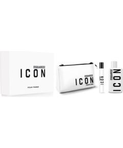 Dsquared2 Icon Pour Femme Dárková sada EDP 100, miniaturka EDP 10 ml a kosmetická taštička 100ml