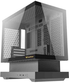 Darkflash F1 computer case (Black) + 6 ARGB fans