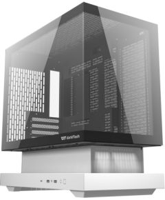 Darkflash F1 computer case (White) + 6 ARGB fans