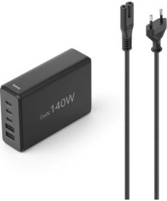 Hama 00201978 Charging Station With 3xUSB-C/2xUSB-A 140 W Black Зарядные устройства