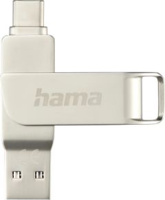 Hama 00182490 C-Rotate Pro 64GB USB 3.0 silver USB Flash atmiņas