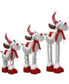 Ziemassvētku ziemeļbriežu dekorācija  Springos CA1249 85cm Ziemassvētku dekorācijas