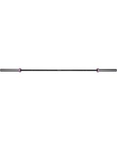 50 mm olimpiskais metamais grifs ar gultņiem 201 cm (slodze līdz 250 kg) inSPORTline OB-86 WTBH4 Hanteles