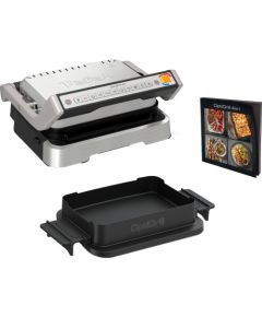 Tefal OptiGrill 4in1 GC774D (stainless steel, 2,100 watts, with baking tray)
