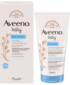 Aveeno Baby Dermexa Emollient Balm - Emolienční balzám na dobrou noc 75ml Smaržas - NESAKĀRTOTS