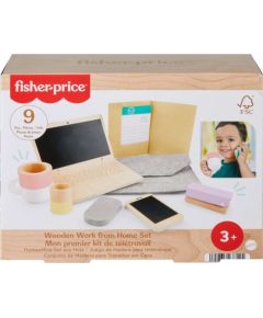 Fisher Price Praca zdalna biuro malucha drewniane