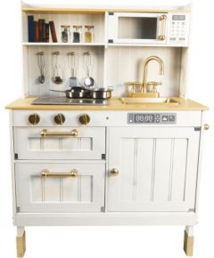 Koka virtuve bērniem „Adele” Virtuves, trauki, sadzīves tehnika