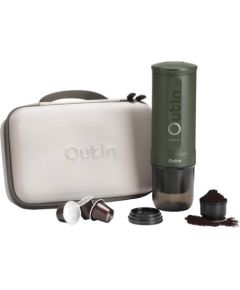 Outin Nano 7500mAh portable coffee maker set (Green) + protective case