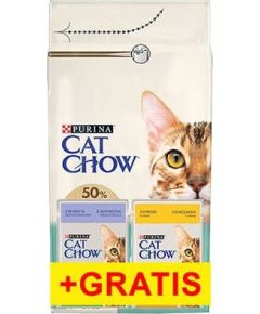 Purina Cat Chow Special Care Hairball Control 1,5kg + Saszetki 2x85g Kaķu sausā barība