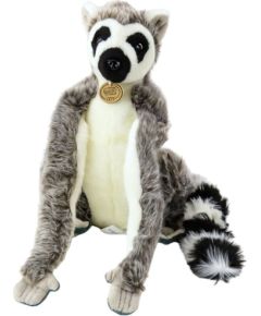 Leantoys PLUSZOWA MASKOTKA PRZYTULANKA LEMUR 27CM DŁUGIE ŁAPKI NA RZEPY MIĘKKI PLUSZ