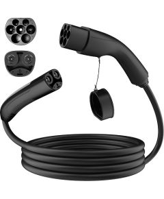 Hismart EV Charging Cable Tesla - Type 2, 32A, 7.2kW, 1-fazė, 5m Elektro Auto lādēšanas piederumi