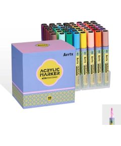 Acrylic Marker Pens ARRTX, 48 Colours