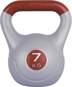 Vinila žira ar cementa pildījumu inSPORTline 7kg Svaru ripas un stieņi