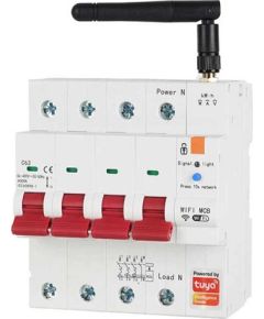 TUYA Умный переключатель, 3P+N, Wi-Fi, RS485, 63A Viedie slēdži