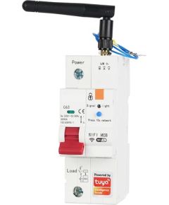TUYA Умный переключатель, 1P, Wi-Fi, RS485, 63A Viedie slēdži