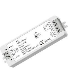 Skydance V1 контроллер для светодиодных лент, 5-36V, 1x 8A, Push-Dimm Viedās lampas un spuldzes