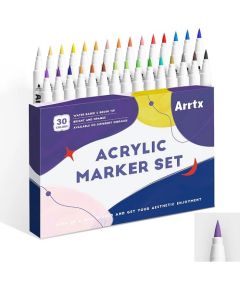 Acrylic Marker Pens ARRTX, 30 Colours