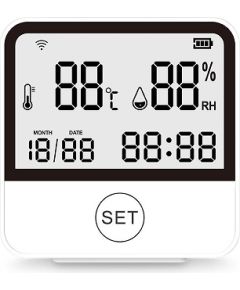 TUYA умный датчик температуры и влажности, Wi-Fi Viedie slēdži