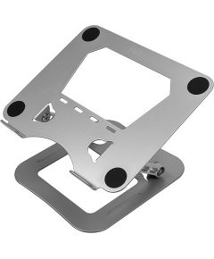 Foldable Steel Laptop / Tablet Stand HISMART, Adjustable Palikņi portatīvajiem datoriem