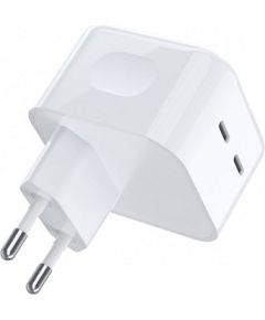 Зарядное устройство CHOETECH 2x USB Type-C, 35W, PD3.0, Qc3.0