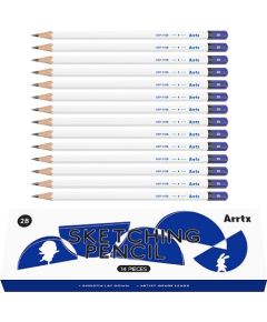 Drawing Sketch Pencil Set ARRTX 2B, 14pcs