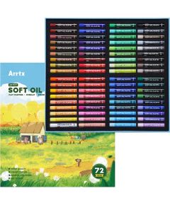 Oil Pastels Set ARRTX, 72 Colors