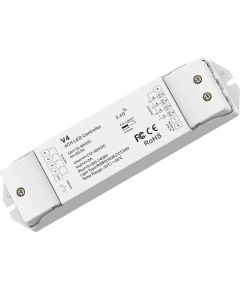 Skydance V4 контроллер для светодиодных лент, 12-48V, 4x5A, + Push DIM Viedās lampas un spuldzes