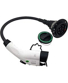 Electric Car Cable Adapter Duosida, Type 1 (Female) - Type 2 (Male) Elektro Auto lādēšanas piederumi