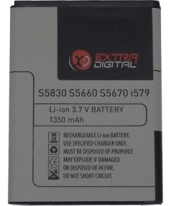 Extradigital Аккум. Samsung S5830, S5660, S5670, I579, |EB494358VU| Aккумуляторы