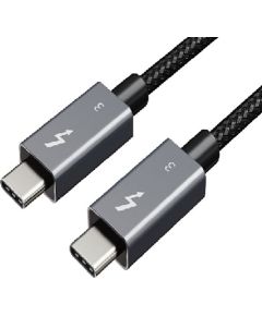 Extradigital Cable Thunderbolt 3, Type C - Type C, 40Gbps, 100W, 20V/ 5A, 5K/ 60HZ, 2m