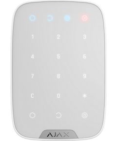 AJAX KeyPad Plus Wireless Touch Keyboard (white)  Bezvadu Apsardzes Sistēmas