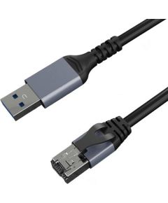 Extradigital Adapter Cable CAT6 UTP, USB3.0 Type-A to RJ45, 5m Tīkla vadi
