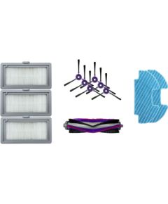 Midea Spare Parts Kit: 6x Side Brush, 1x Main Brush, 3x HEPA Filter, 2x Mopping Cloth for I5C Citi piederumi