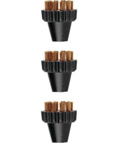 Polti 3 Small Brass Bristles Brushes Kit PAEU0297 Vaporetto Lecoaspira Unico Citi piederumi