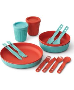Sea To Summit Trauku komplekts PASSAGE Dinnerware Set, 14 pcs  Blue / Orange Столовые приборы