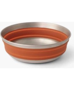 Sea To Summit Salokāma Bļoda DETOUR Stainless Steel Collapsible Bowl M  Bombay Brown Столовые приборы