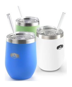 Gsi Outdoors Glāze Glaier Stainless Tumbler 12FL.OZ., 355ml  White Столовые приборы