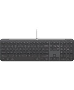 LOGITECH Signature Slim  K620 Wired Keyboard for Business - GRAPHITE - US INT'L - USB - N/A - INTNL-973 - USB-C