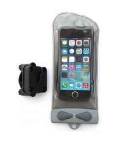 Aquapac Mini Bike-Mounted Waterproof Phone Case / Pelēka Ūdensdrošie iepakojumi