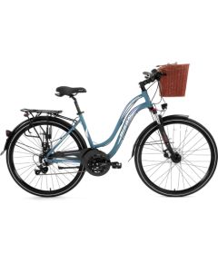 Pilsētas velosipēds Bisan 28 CTX6300 (PR10010317) pelēks/rozā (18) Pilsētas velosipēdi