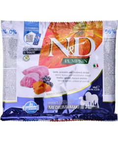 FARMINA N&D Pumpkin Lamb&Blueberry Adult Medium&Maxi - dry dog food - 100 g Suņu barība